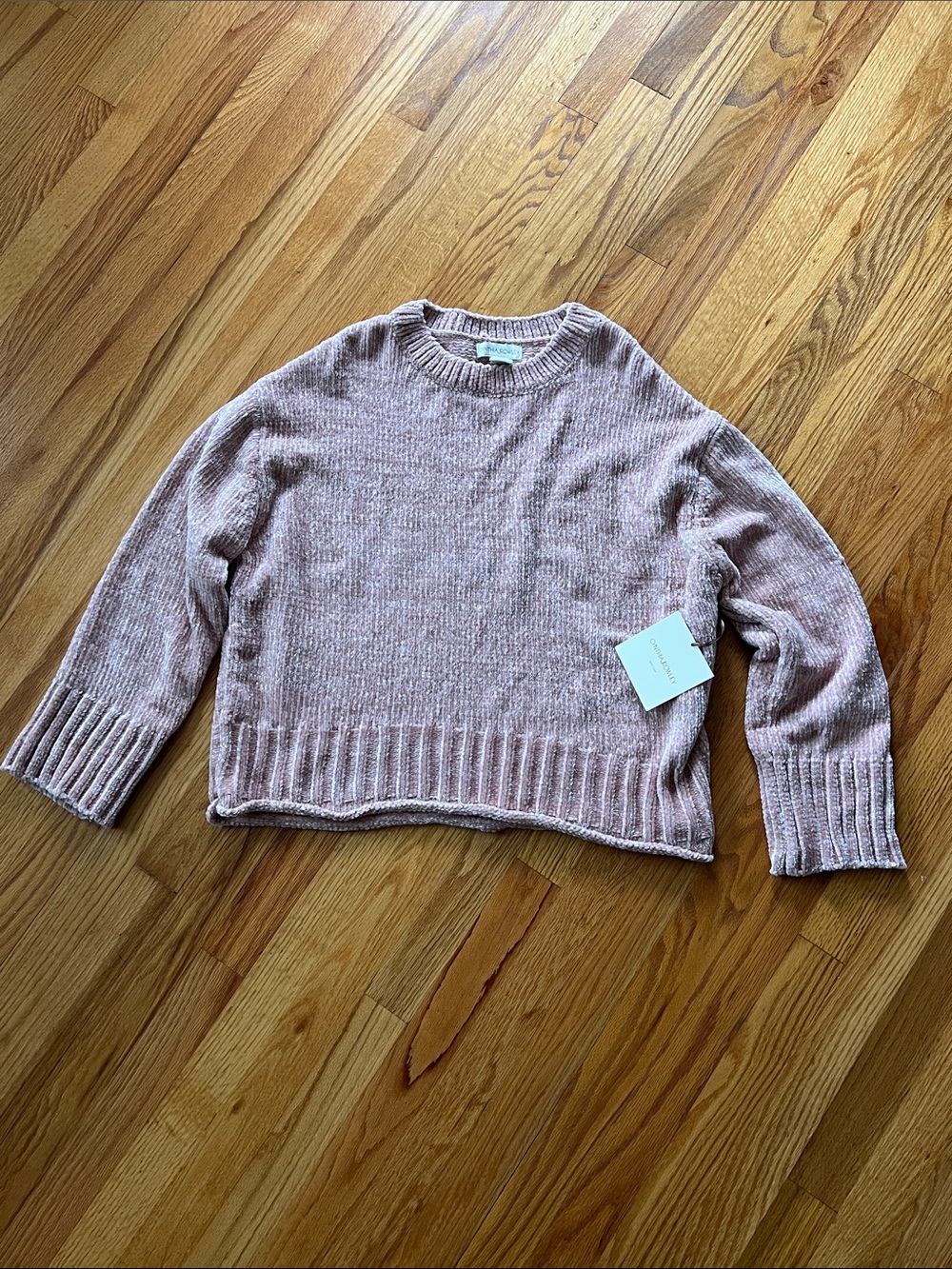 Cynthia Rowley Dusty Rose Crewneck Sweater